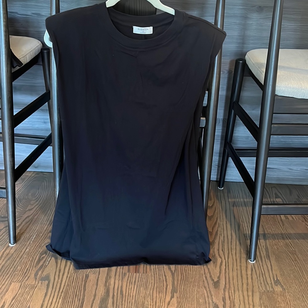 Aritzia shoulder pad dress